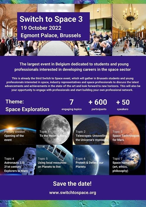 Switch to Space 3 - 19 October Palais Egmont - Brussels Switch to Space 3 - 19 October Palais Egmont - Brussels