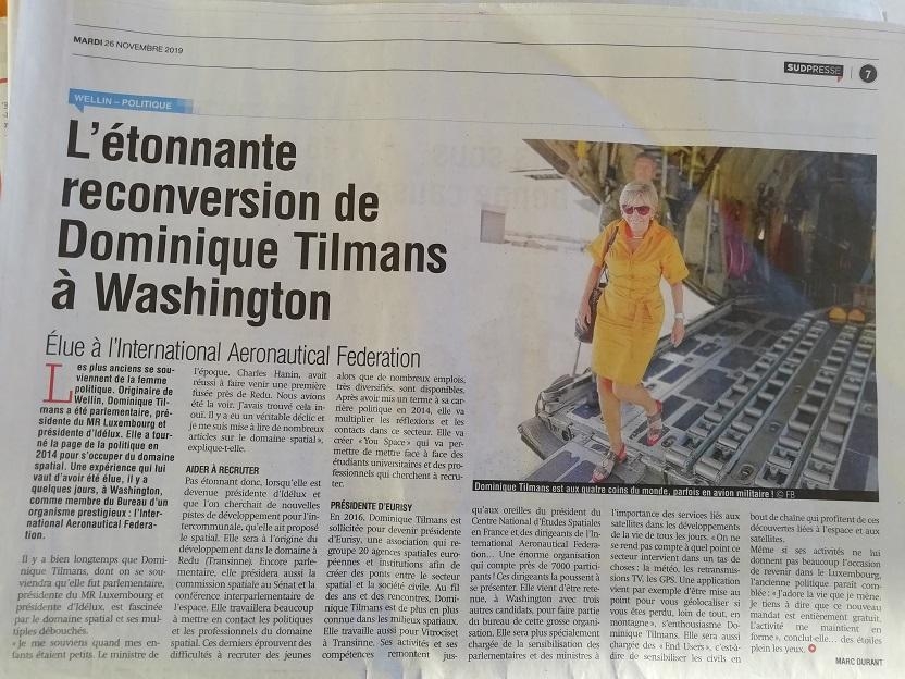 L'étonnante reconversion de Dominique à Washington - presse